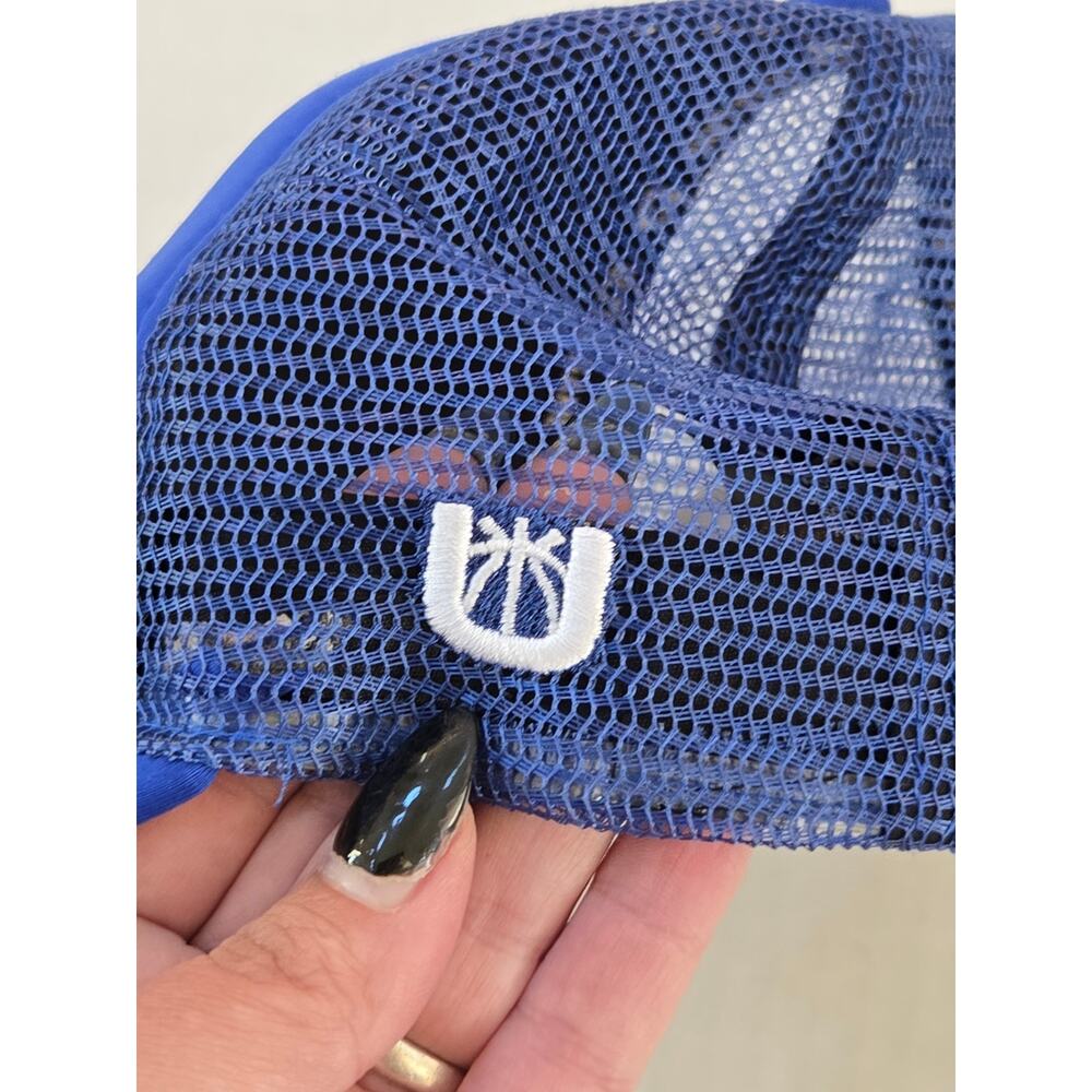 Golden State Warriors NBA Blue Ultra Game Trucker Snap Back Mesh Hat Cap New - Picture 2 of 5